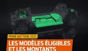 Prime batterie 2025 : les montants par constructeur et la liste des modèles éligibles