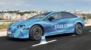 Mercedes EQS (2026) : on a essayé son volant steer-by-wire !