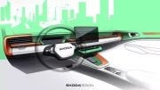 Nouveau Skoda Epiq : présentation le 19 mai, ce que montrent les croquis officiels