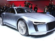 Une nouvelle version de l'Audi e-tron présentée à Detroit