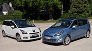 Essai Peugeot 5008 2.0 HDI 150 ch vs Renault Grand Scénic 2.0 dCi 160 ch : Le jeu des sept passagers