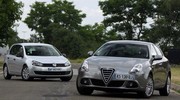 Essai Alfa Romeo Giulietta vs Volkswagen Golf : le feu et la glace