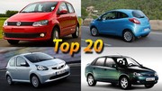 Le Top 20 des voitures les moins chères du marché