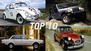Le Top 10 des voitures à la carrière la plus longue