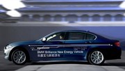 BMW et Brilliance présentent leur Série 5 hybride à extension d'autonomie