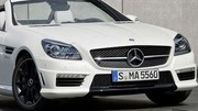 Mercedes SLK 55 AMG : le roadster révèle ses lignes avant le salon de Francfort