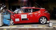 Le Hyundai Veloster décroche cinq étoiles aux crash-tests Euro NCAP