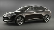 Tesla Model X : futur crossover électrique à portes papillon