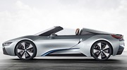 BMW i8 Concept Spyder, rechargeable et découvrable