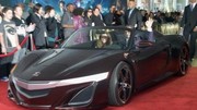 Le concept Acura NSX roadster se pavane à Hollywood