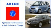 La Car Labelling de l'ADEME récompense Smart et Lexus