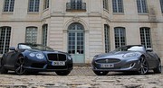 Essai Bentley Continental GTC V8 507 ch vs Jaguar XK Cabriolet 385 ch : Une affaire de cœurs