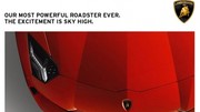 Lamborghini Aventador LP700-4 Roadster: présentation imminente