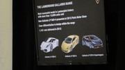 Résultats 2012 Lamborghini : 2083 ventes dont 922 Aventador