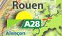 Mise en service de l'A28 Rouen-Alençon