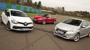 Essai : Joute sur circuit entre les Renault Clio R.S, Peugeot 208 GTI et Seat Ibiza Cupra