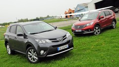 Essai Honda CR-V 2.2 i-DTEC 150 ch vs Toyota RAV4 D-CAT 150 ch : Les SUV des familles