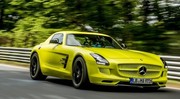 Mercedes SLS AMG électrique : un record au Nürburgring