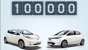100 000 Renault et Nissan électriques