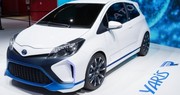 La Toyota Yaris Hybrid se mue en bolide de course à Francfort