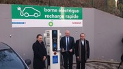 Paris inaugure sa première borne de recharge rapide
