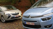 Essai Citroën C4 Grand Picasso vs Opel Zafira Tourer : Combat de Maîtres !