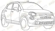 Fiat : premiers croquis du 500X
