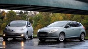 Essai Ford Focus Electric vs Nissan Leaf : Entre stress et tension