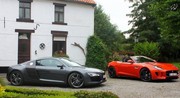Essai Audi R8 V8 vs Jaguar F-Type V8 S : Mélodies en huit majeurs