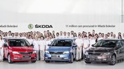 Skoda : 11 millions de voitures produites à l'usine de Mladá Boleslav