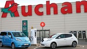 Nissan et Auchan inaugurent le 1er réseau de recharge rapide en France