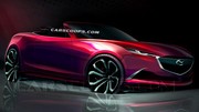Futur roadster Mazda MX-5 : le sketch en avance
