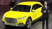Audi TT offroad e-tron concept, + de kWh, + de portes