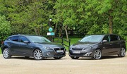 Essai Mazda3 vs Peugeot 308 : La reine et sa prétendante