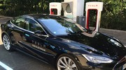 Tesla : les bornes électriques "Supercharger" débarquent en France