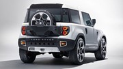 Futur Land Rover Defender: le style "gelé"
