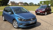 Essai : La nouvelle Volkswagen Golf Sportsvan face au Renault Scénic