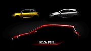 Opel Karl : Nom compte triple