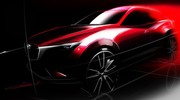 Mazda CX-3 : première image teaser pour le futur crossover nippon
