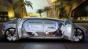 Le concept de voiture autonome Mercedes F 015 est au CES de Las Vegas