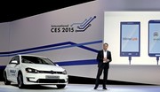 CES 2015 : la Volkswagen e-Golf intègre Mirrolink, CarPlay et Android