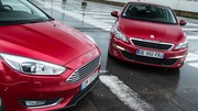 Essai : La Ford Focus restylée affronte la Peugeot 308
