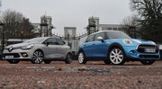 Essai Mini Cooper 5 portes vs Renault Clio 4 Initiale Paris : J'veux du cuir