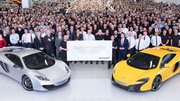 McLaren a produit 5000 voitures depuis sa création