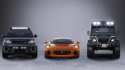 Jaguar Land Rover présente ses véhicules pour James Bond "Spectre"