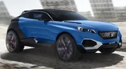 Peugeot Quartz Concept : force bleue au Salon de Shanghai 2015