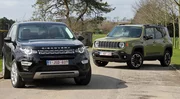 Essai Jeep Renegade vs Land Rover Discovery Sport : Hors des sentiers battus