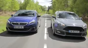 Essai Peugeot 308 GT HDi vs Ford Focus ST TDCi : duel de GTI diesels