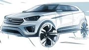 Premier dessin du futur Hyundai Creta : en fait, un ix25