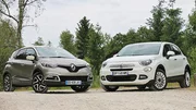 Essai Fiat 500X vs Renault Captur : Citadins mazoutés
